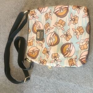 Loungefly Star Wars Baby Yoda Crossbody Bag - Blue and Green